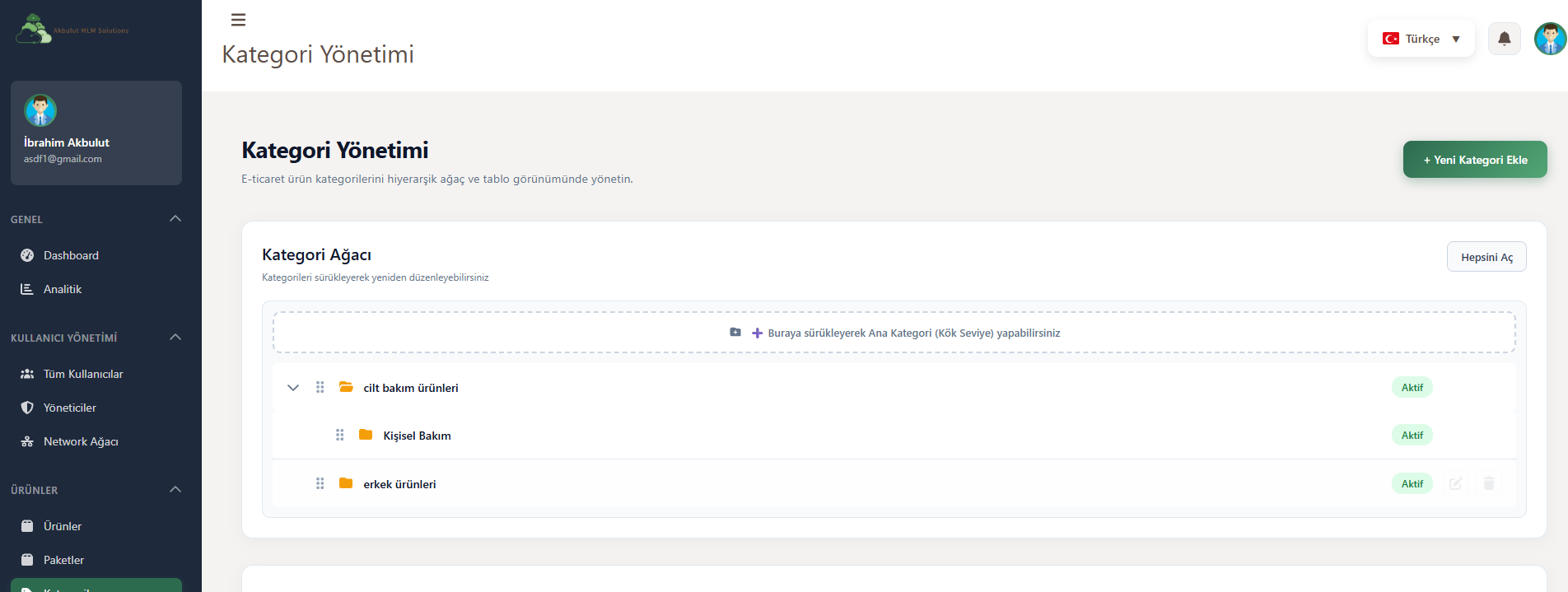 Akbulut MLM project screenshot 6