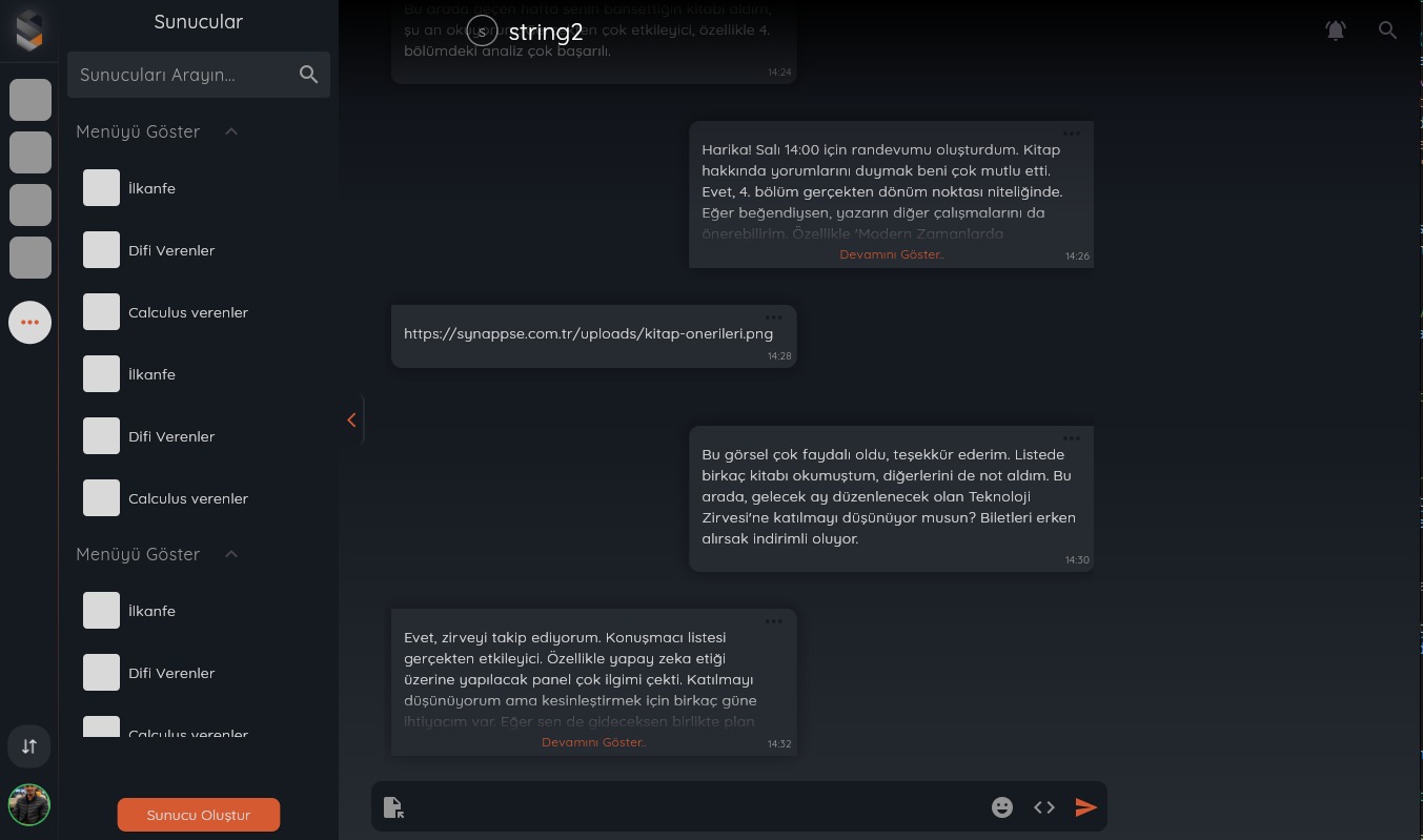 Synappse project screenshot 3